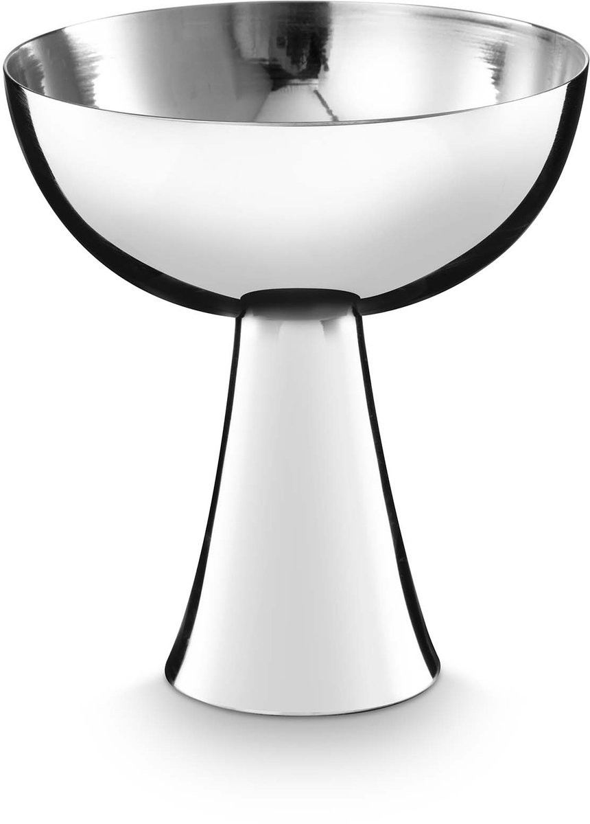 vtwonen - Coupe - Metaal - Zilver - 10x11 cm