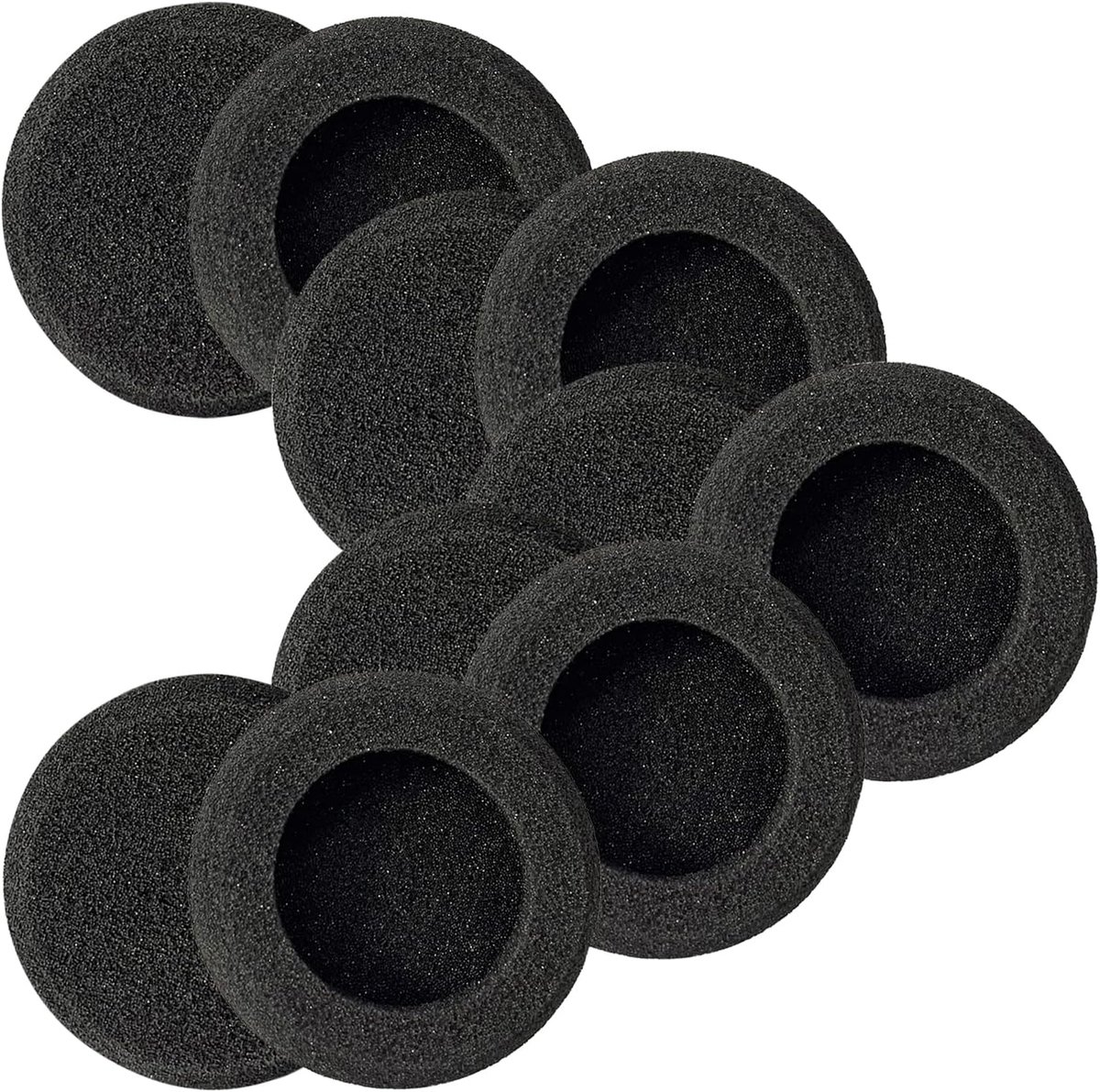 SnelShoppen - Vervangende Oorkussens voor Headsets - Comfortabele Ear Pads voor Jabra en Plantronics - 58mm Diameter - Geschikt voor Kantoor en Thuisg