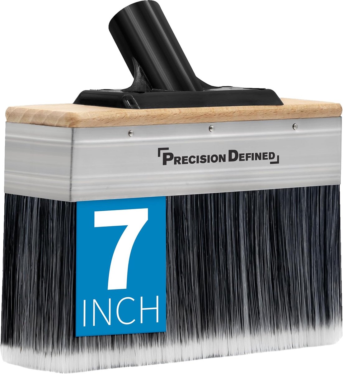 SnelShoppen - Deck Stain Brush Large 17.5 cm - Robuuste Stain Brush voor Houten Terras - Verfkwast met Draad Extensions - Ideaal voor Hoeken en Handra