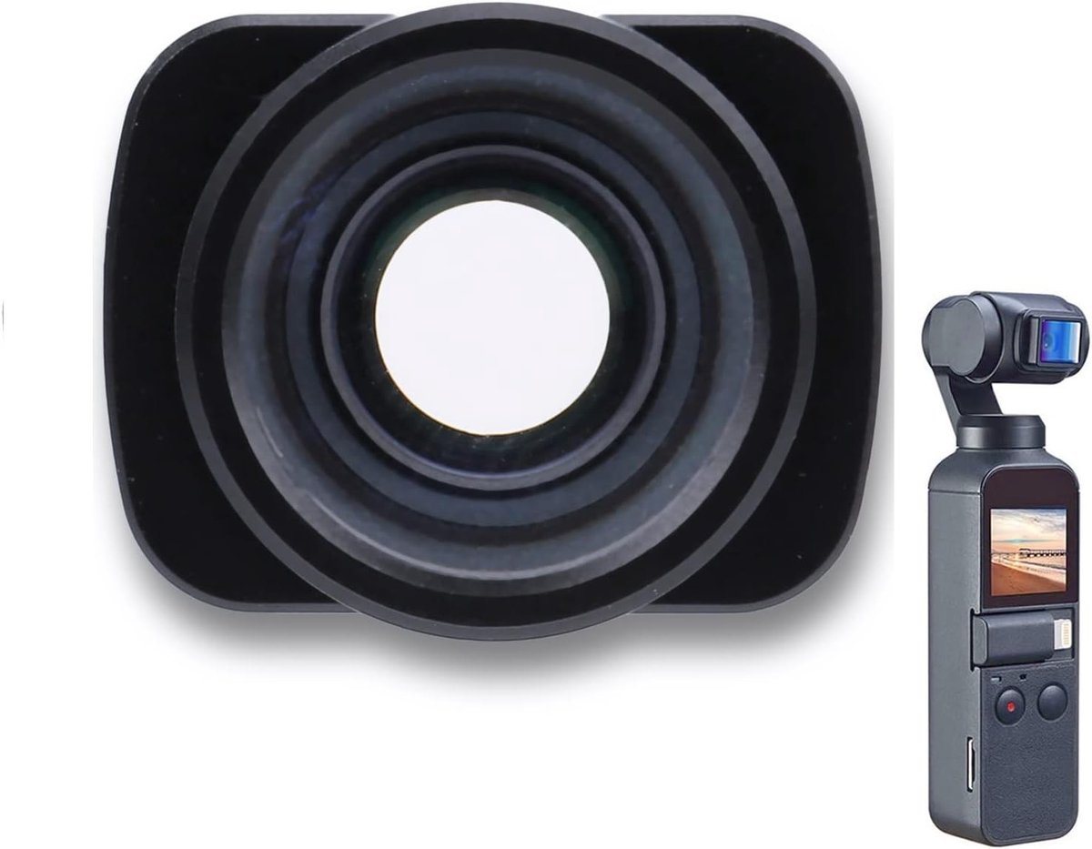 Professionele Handheld Groothoeklens van Aluminium Legering met Optisch Glas voor Camera's, Geschikt voor Creatieve Fotografie en Videografie