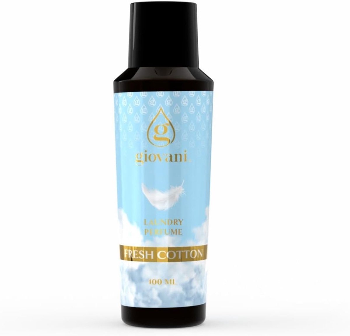 SnelShoppen - Giovani Fresh Cotton wash perfume 100 ml | Vers-poezier geur van schone was - Ideaal wasparfum voor beddengoed & kinderkleding | 20 wasb