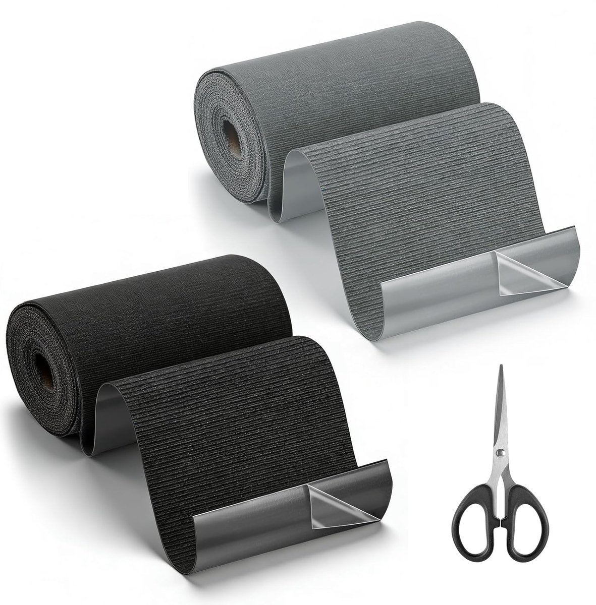 SnelShoppen - Pack van 2 Zelfklevende Textiel Reparatietape, Waterdicht, 10 cm x 2 m, Voor Meubels, Autostoelen, Tent, Luifels, Donsjack, Zeil, Scheur