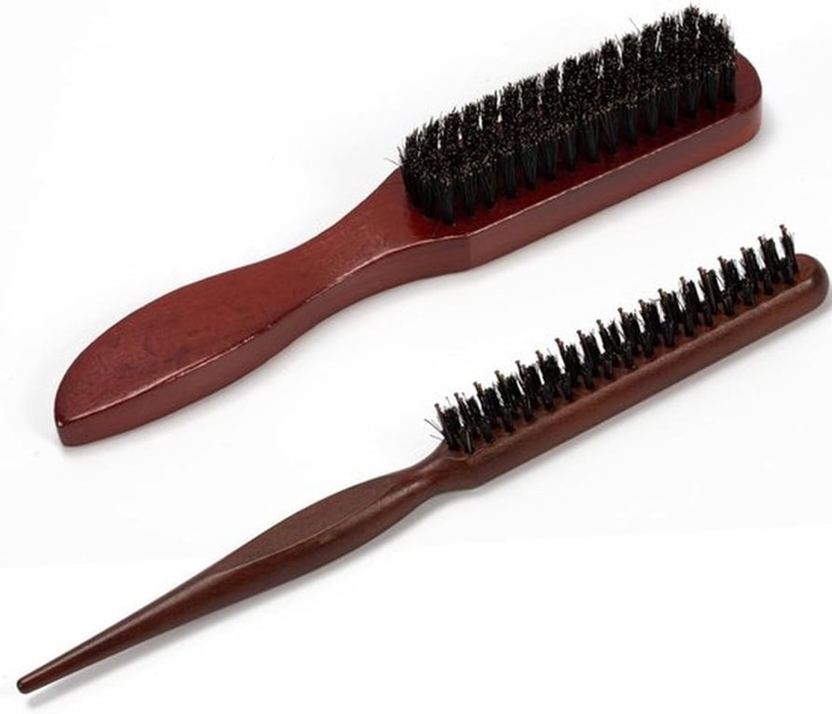 Haarborstel voor strakke bun-kapsels en toupés voor baard en haar