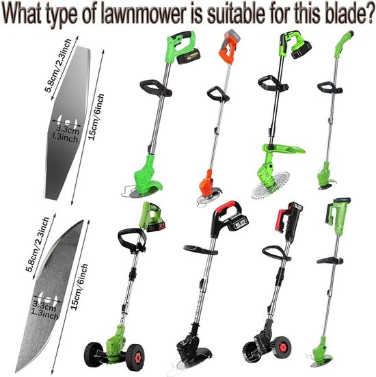 Grastrimmer Bladen Set van 8 - Vervangingsbladen - Stalen Kwaliteit - Eenvoudige Installatie voor Tuinonderhoud - ShopVlot — afbeelding 3