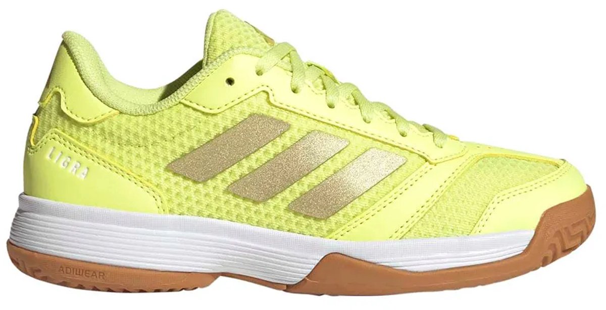 Adidas Ligra 8 Junior Indoor Sportschoenen 2/3 Kinderen Wit