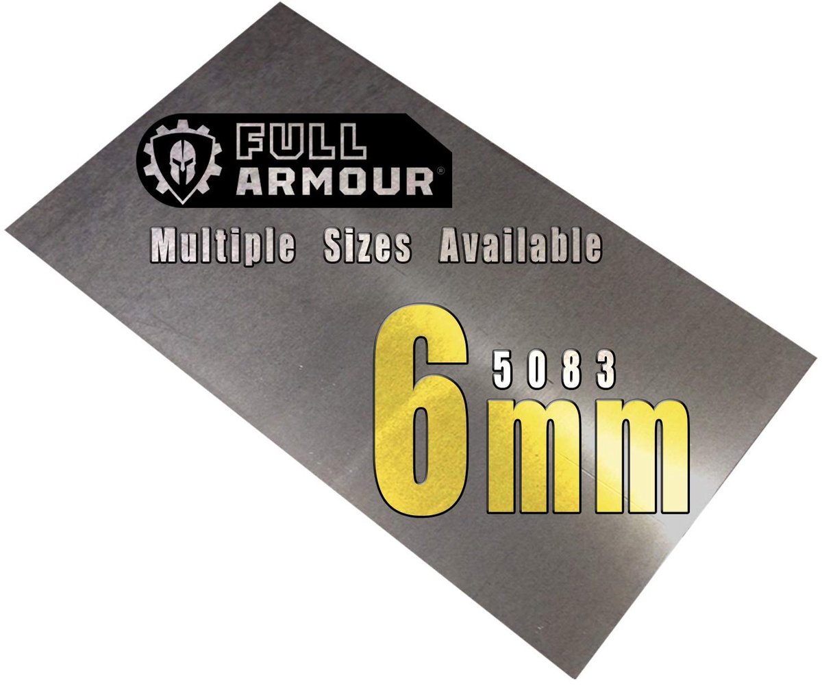 SnelShoppen - 6mm Aluminium Plaat 5083 - 150mm x 250mm - Hoogwaardige Aluminium Platte - Perfect voor Lassen, Bouwprojecten en DIY - Duurzaam en Licht