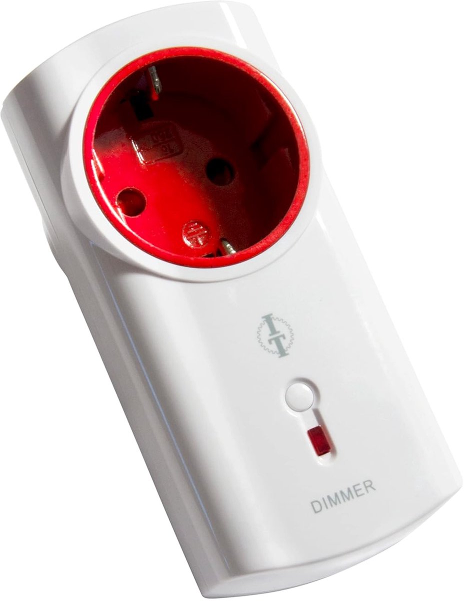 SnelShoppen - Draadloze dimmer ITLR-200-2-polig tot 200W - Geschikt voor dimbare lampen - Eenvoudige installatie - Ideaal voor thuis, feest en tuin