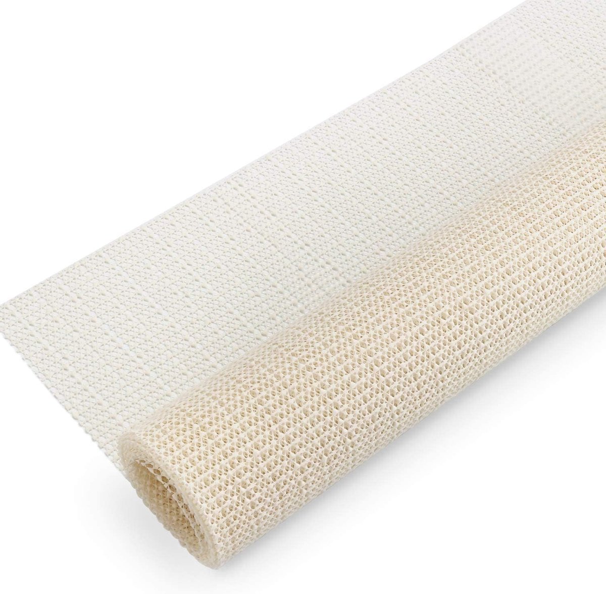 Non-slip mat voor vloeren en tapijten, snijdbaar en geschikt voor vloerverwarming (beige, 