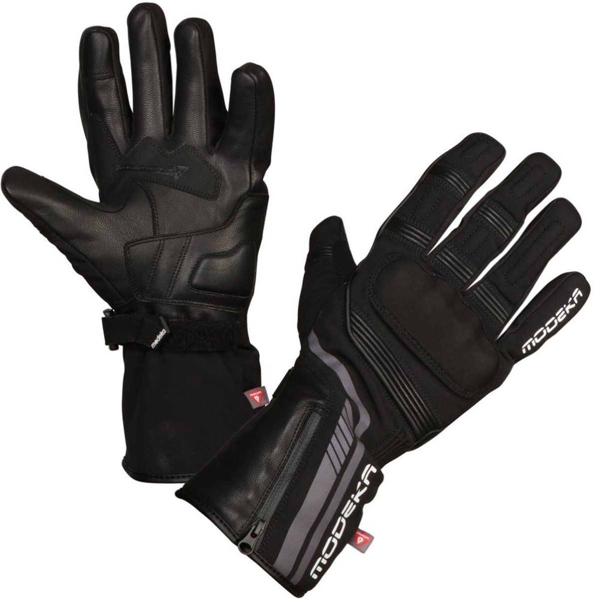 Modeka Makari Primaloft Handschoenen Zwart - Handschoen