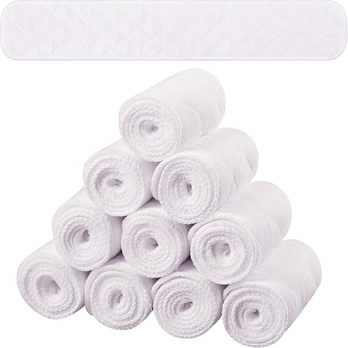 10 Stuks Katoenen Bh Liner Rechthoekige Onder-Bh Pads met 3 Lagen voor Zweetbescherming en Comfort voor Vrouwen