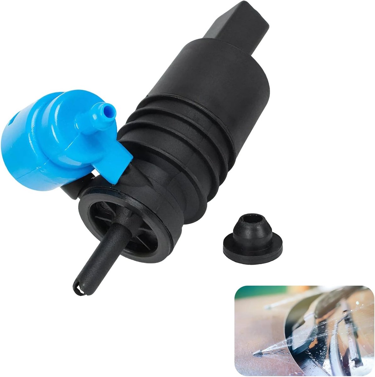 SnelShoppen - Wastank Waterpomp voor Ruitenwissers, Compatibel met Diverse Auto's zoals Golf, Polo, Audi en BMW, 12V, Efficiënte Reiniging, Ideaal voo