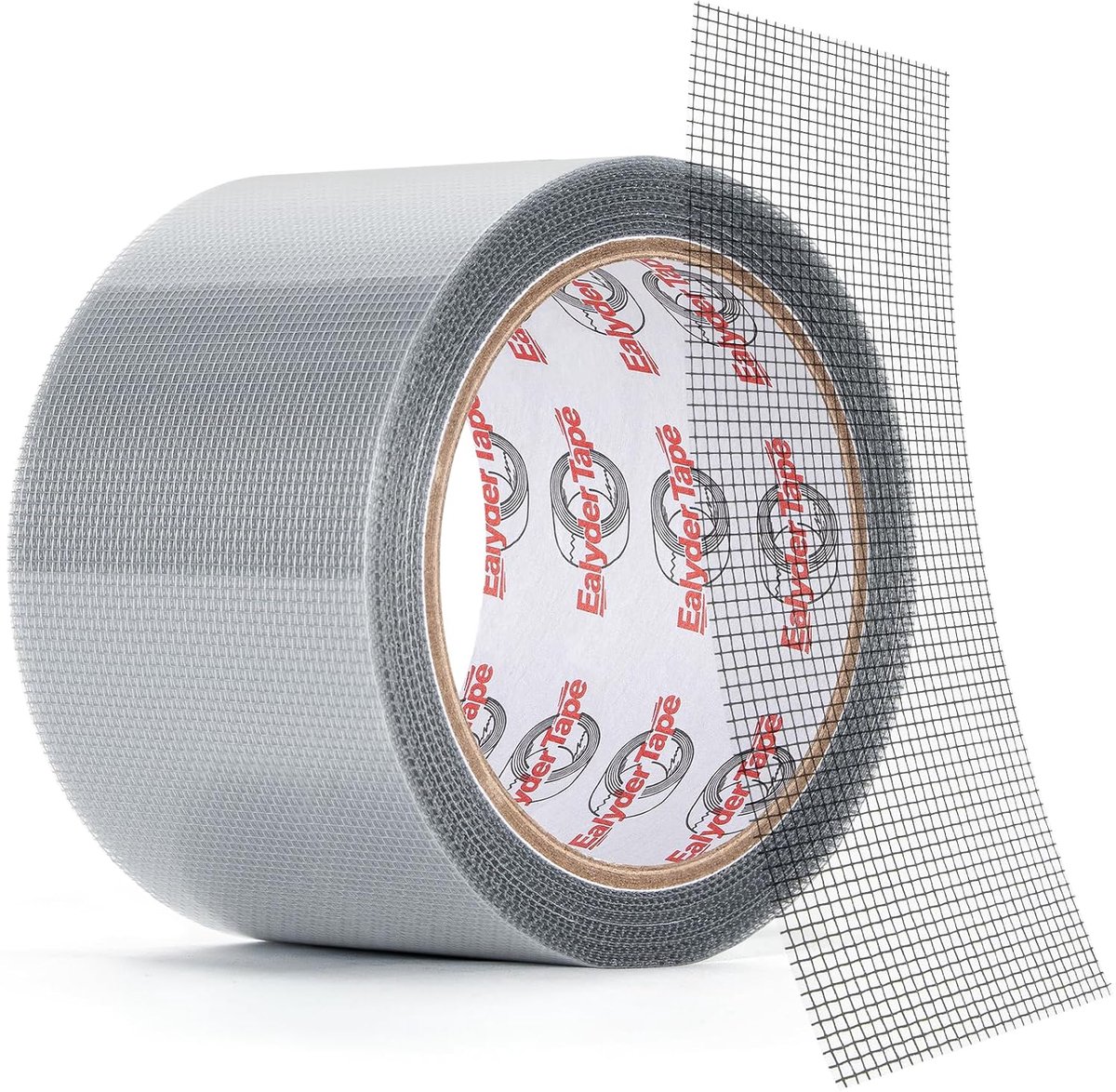 SnelShoppen - Mosquito Net Repair Tape 50mm x 4.5m - Sterke Zelfklevende Glasvezel Plakband voor Raamherstel - Grijs - Ideaal voor Tuin, Camping en Hu