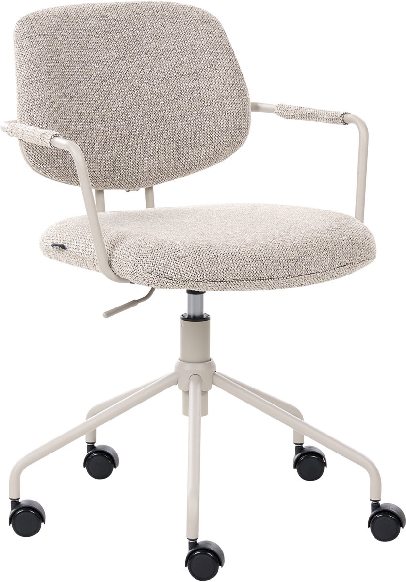 RIPLEY - Bureaustoel - Beige - Polyester