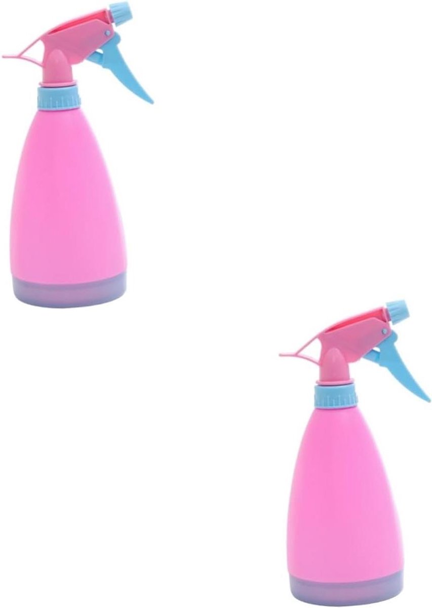 Haarflessen - Sproeiflessen - Planten Water Geven - Verstelbare Sproeikop - 2 Stuks - Roze