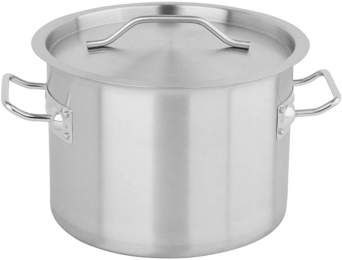 Yato Lage Pan met Deksel 25cm 9L RVS - Professioneel Gebruik