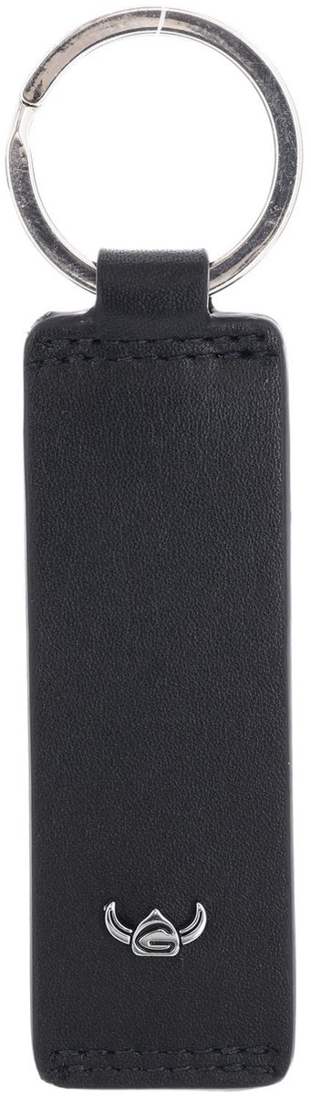 Golden Head Leren sleutelhanger Polo Schlüsselanhänger 5157 Schwarz zwart