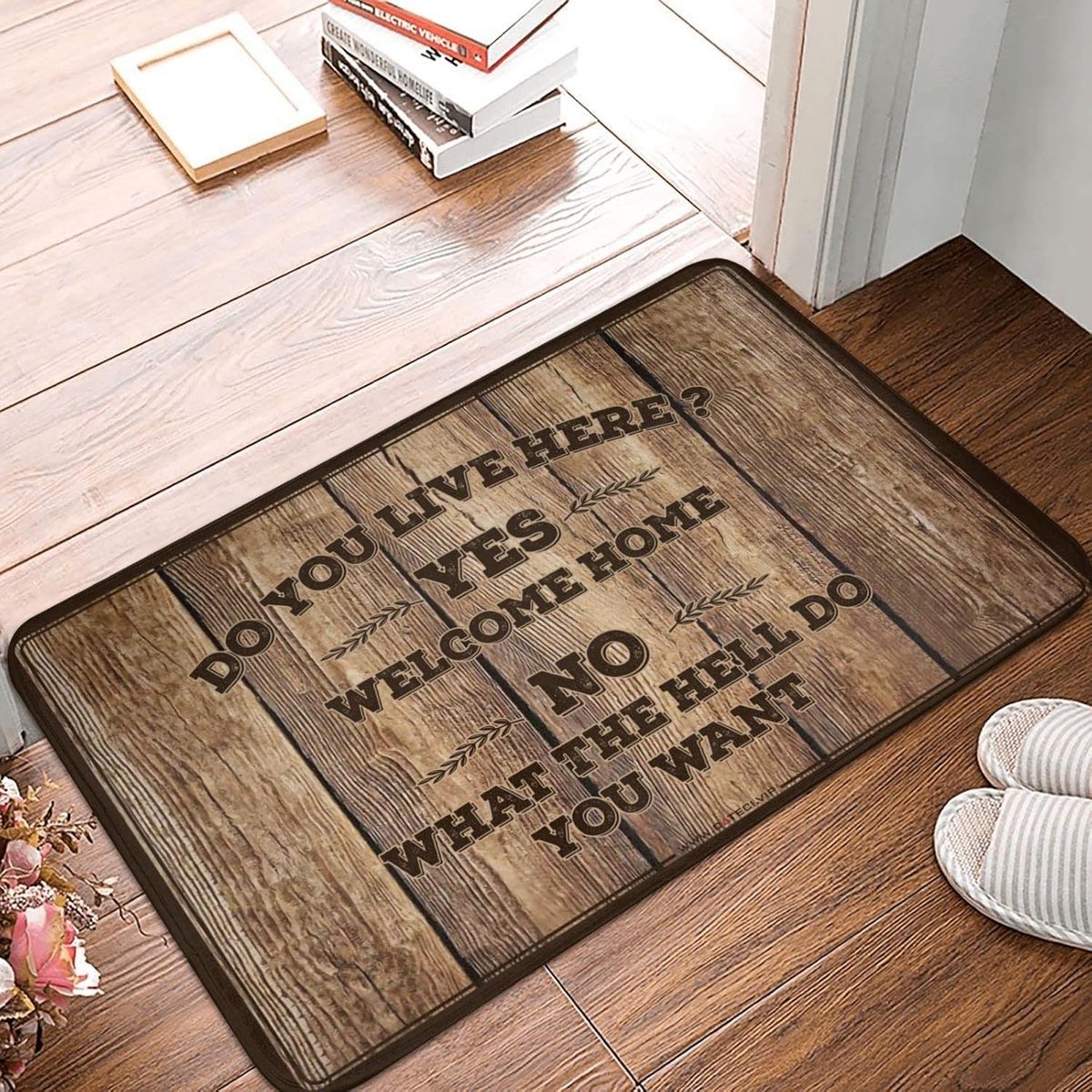 Voordeurmat - Entree tapijt - Huis verfraaien - Antislip achterkant - 40x60CM - Grijs