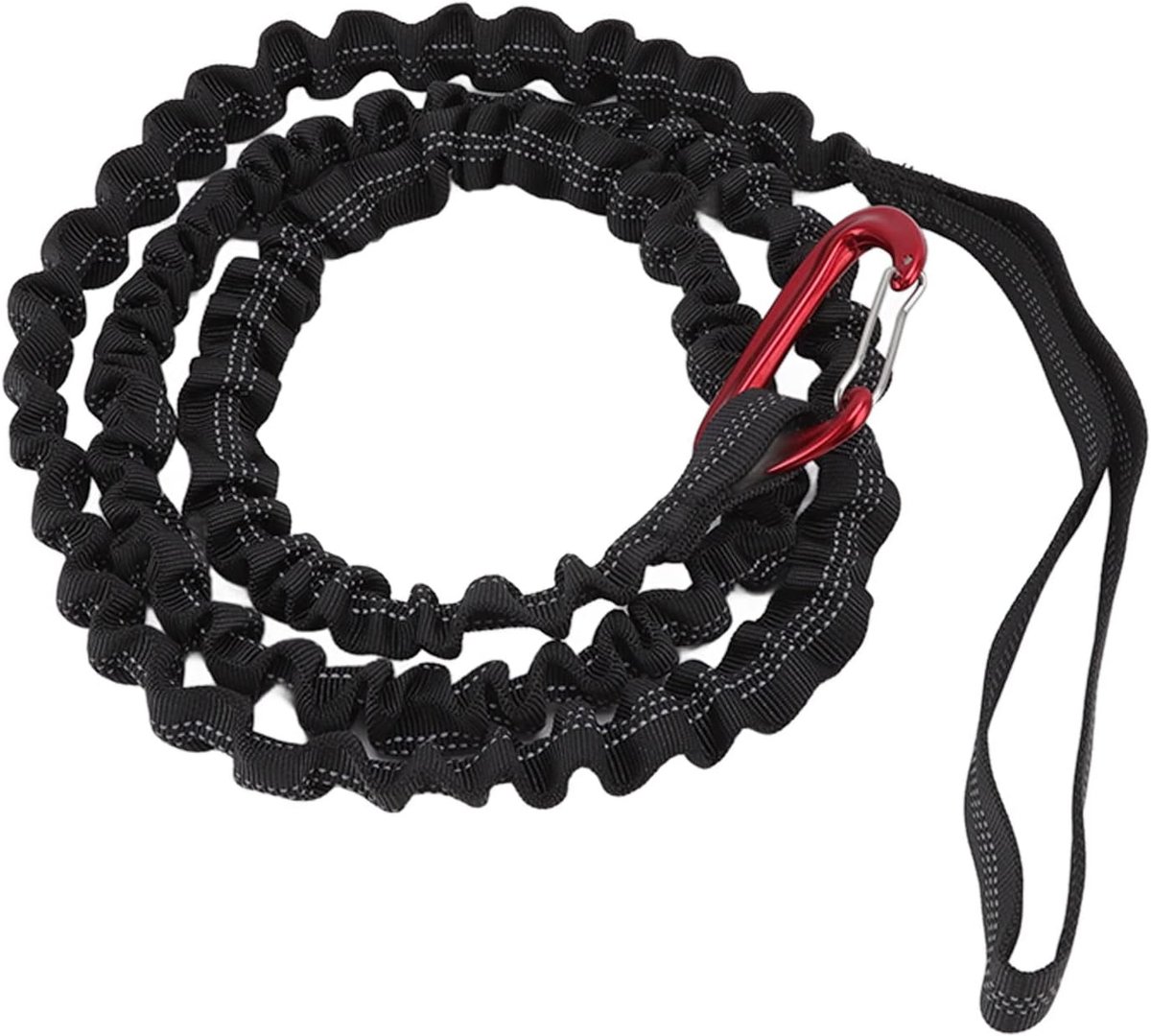 Fietssleepkabel - Touw Fietsen - Buiten Trainen - Innovatieve Stretchfunctie - 1.7 tot 3 Meter - Zwart