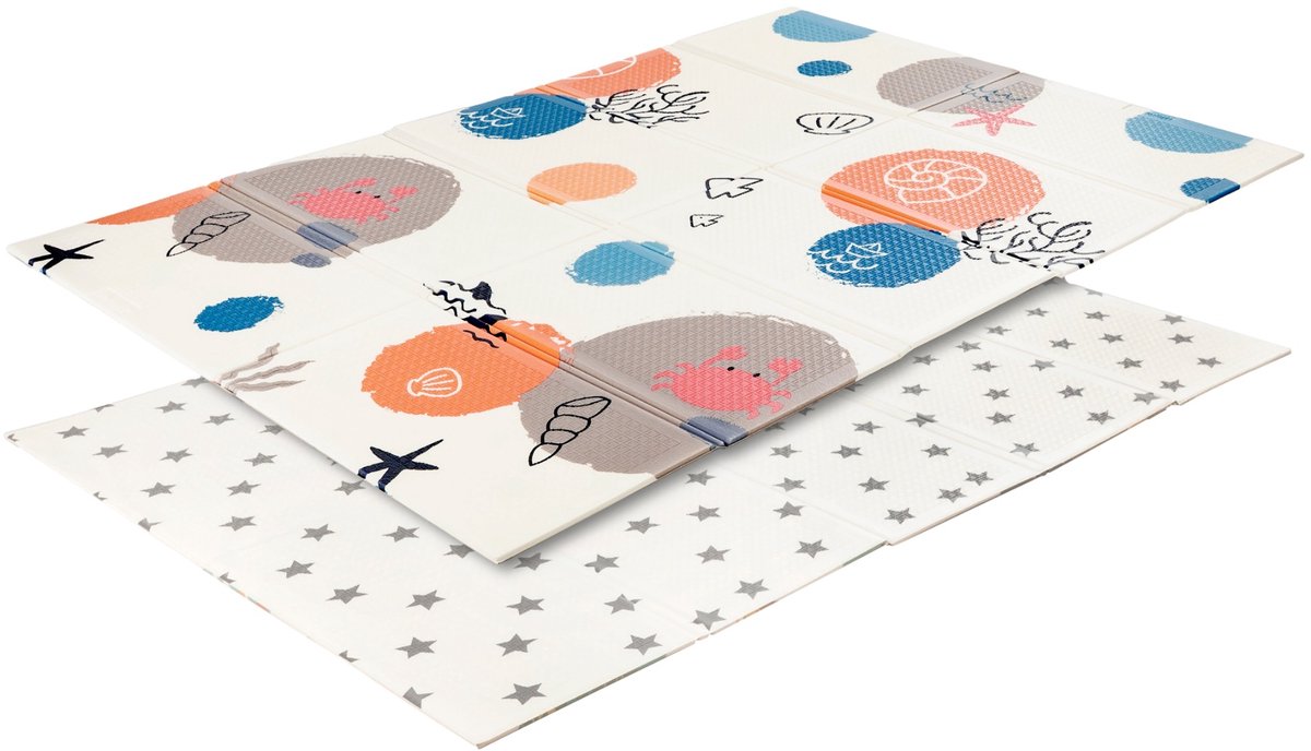 Lorelli Ocean & Stars 120x180 cm Omkeerbare Speelmat