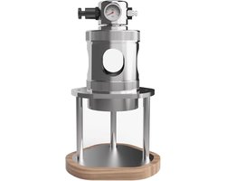 Espressomachine - Koffiemachine - Thuisgebruik - Handmatige Bediening - 16 Bar Druk - Zilver
