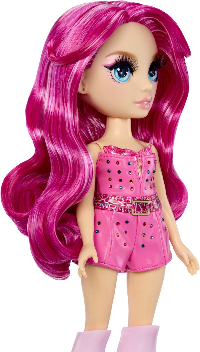 Rainbow High My Fashion Style Stella, modepop van 28 cm met fuchsiaroze statementoutfit, stijlvolle handtas, geweldig speelgoed of cadeau voor meisjes, kinderen in de leeftijd van 4-12 jaar van Rainbow High — afbeelding 4