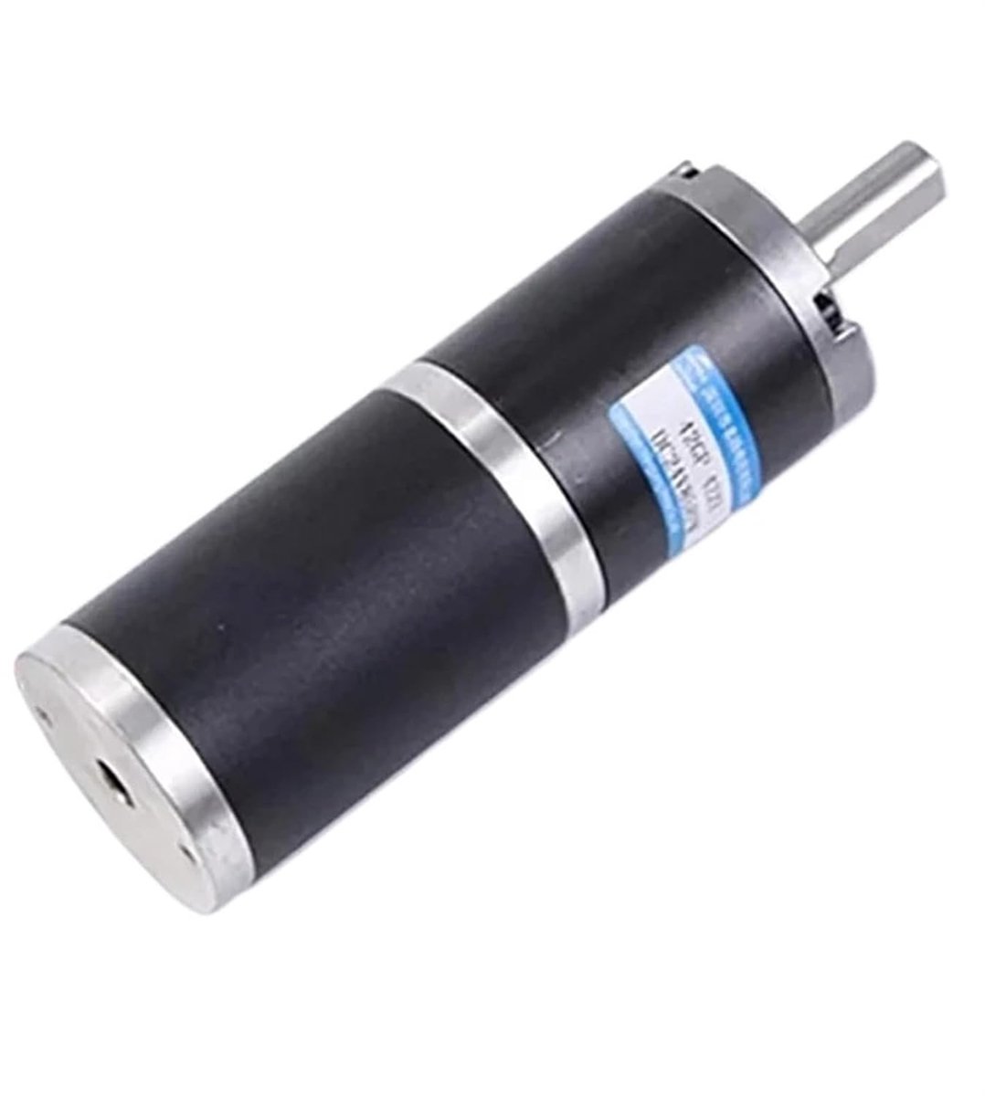 Planetaire Aandrijfmotor - DC Motor - Mechanische Automatisering - Hoog Koppel Ontwerp - 42 mm Diameter - Zilverkleurig