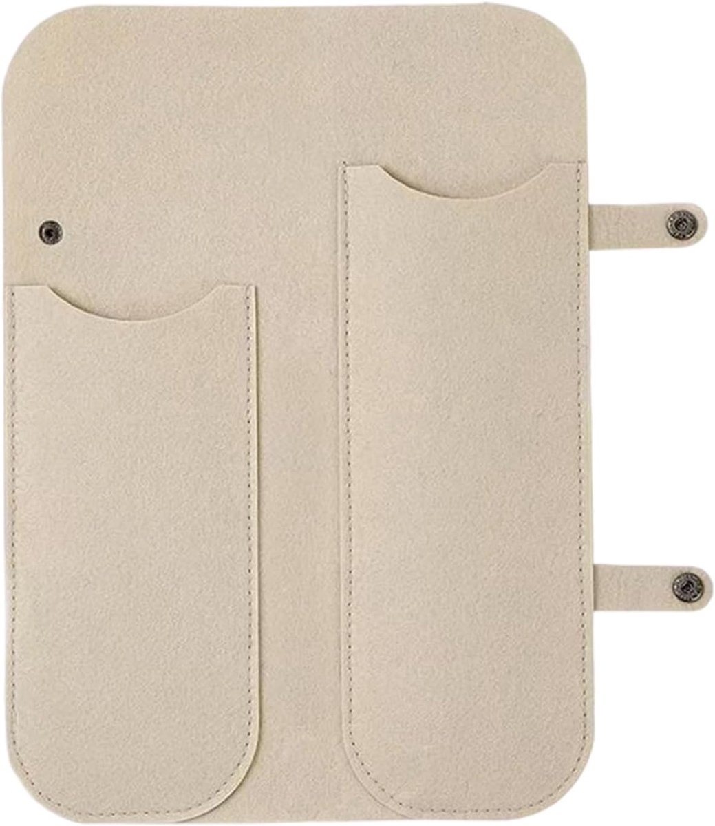 Krultang Reistas - Stijltang Opbergtas - Haarstyling Organiseren - Hittebestendige Isolatie - 35 x 13 x 13 cm - Grijs