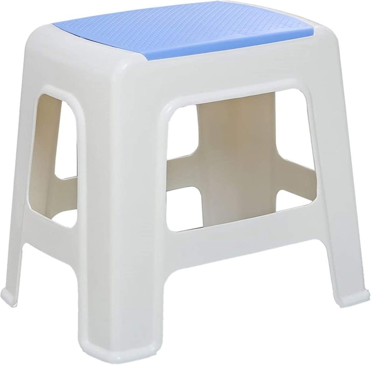 Douche Kruk - Bad Stoel - Veilig Douchen - Verdikt Duurzaam Plastic - XL Maat - Blauw