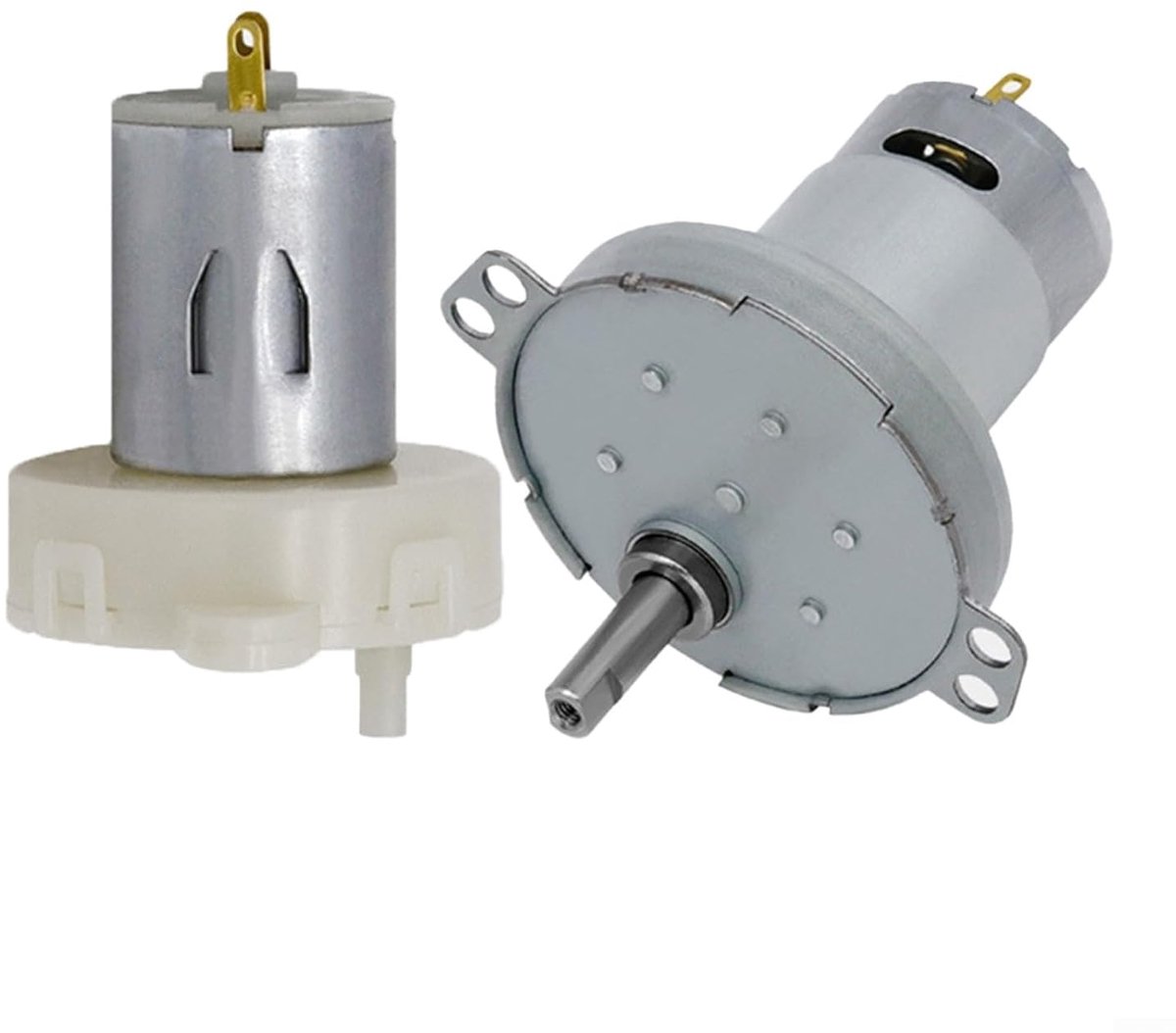 Transmissiemotor - Wasmotor Onderdeel - Kleine Wasapparaten - Geluidsarm Ontwerp - 8 x 5 x 5 cm - Zilver