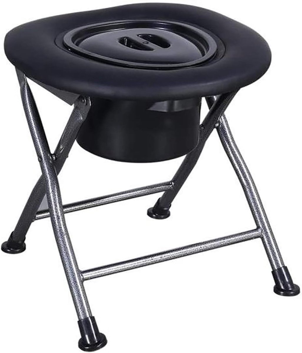 Opvouwbare Toiletstoel - Draagbare Commode - Thuisgebruik - Gereedschapsloze Montage - 35x35x35 cm - Wit