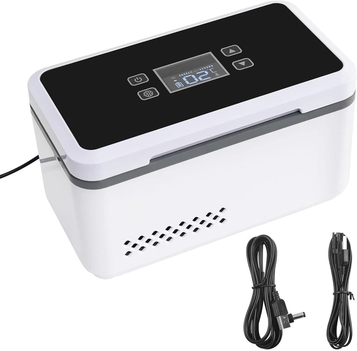 Elektrische Reis Koelbox voor Insuline - Draagbare Medicijnkoelkast - LCD Temperatuurscherm - Temperatuurregeling 0°C ~ 18°C