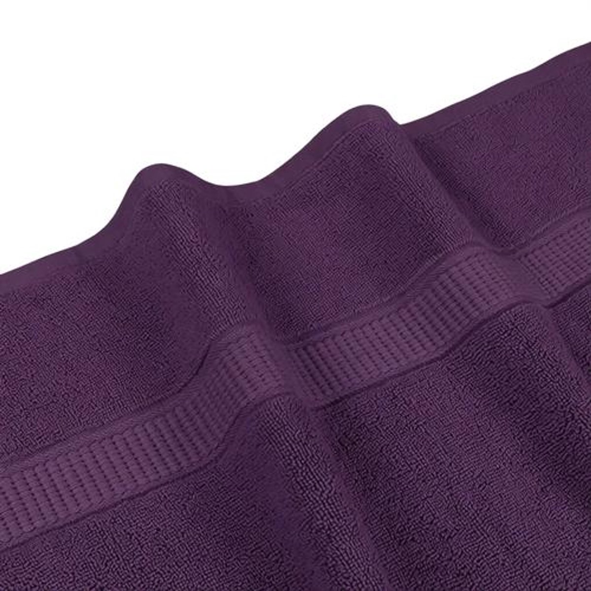 BILMU Jumbo Badlaken 2-Pak 90x180 cm - 100% Ringgesponnen Katoen - Zeer Absorberend & Snel Droog - Superzacht Hotelkwaliteit - Pruim