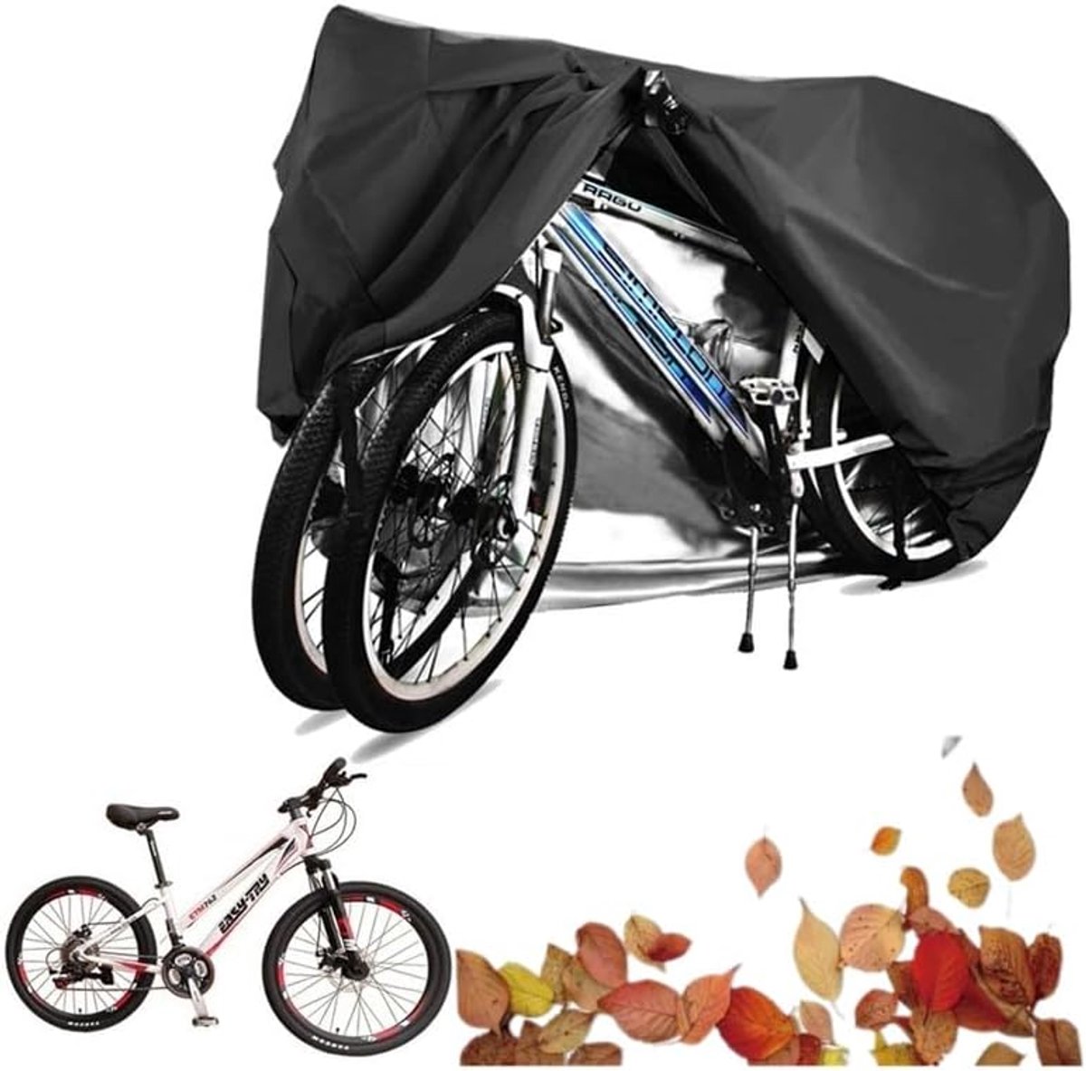 VHV - Fietshoes - Waterbestendige Oxford fietshoes met slotgaten - 200 x 80 x 110 cm - Buiten