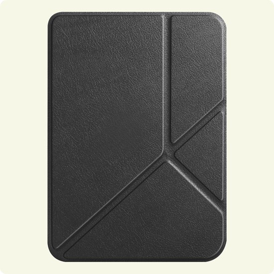 Hoes Geschikt voor Kobo Clara 2E - E-reader Bescherm Hoesje Case Sleep Cover Trifold - Hoes Geschikt voor Kobo Clara 2E Hoesje - Zwart — afbeelding 5