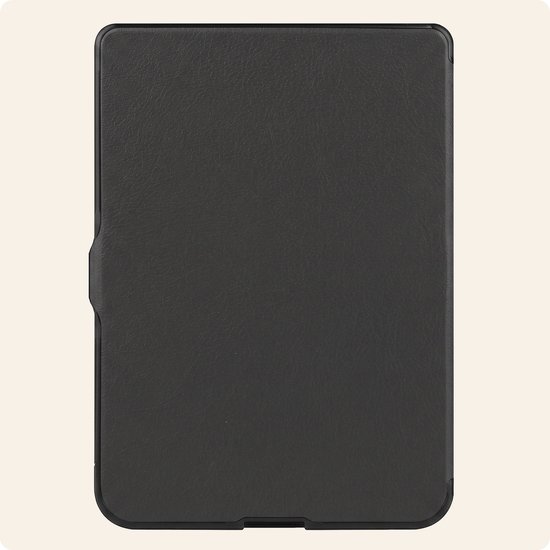Hoesje Geschikt voor Kobo Nia Hoes Book Case Trifold - Hoes Geschikt voor Kobo Nia Hoesje Book Cover - Zwart van Hoesje  — afbeelding 4