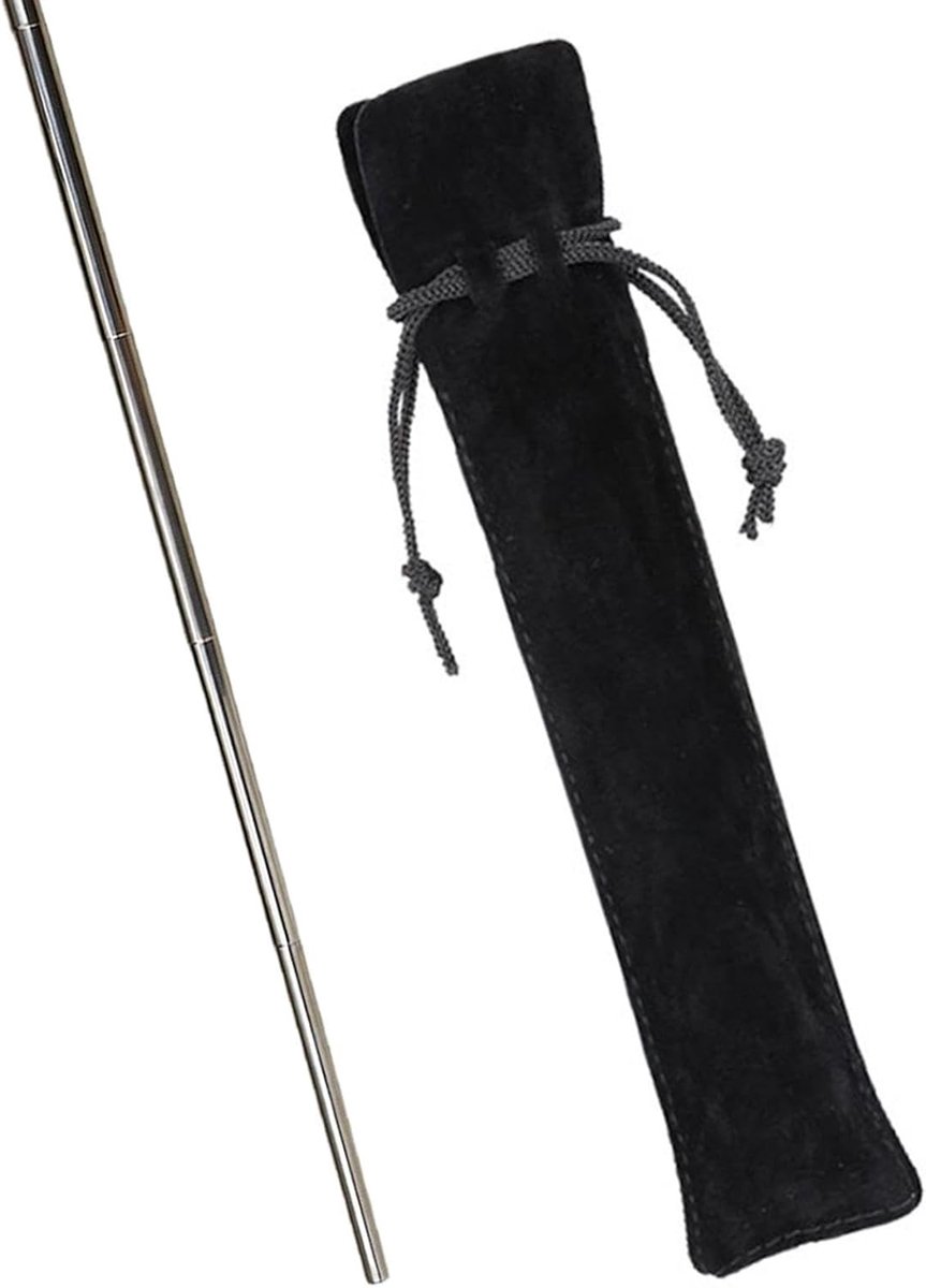 Brandblusser Balg - Vuurstarter Buizen - Kampvuur Maken - Roestvrijstaal Ontwerp - 160mm - Zwart
