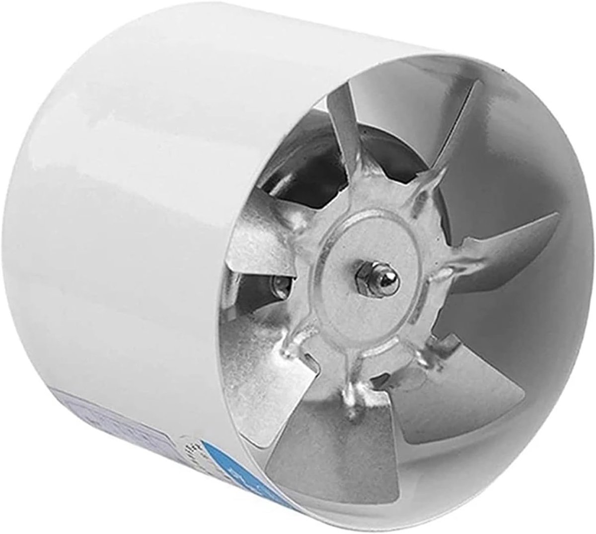 Kanaalventilator - Afzuiger Ventilator - Luchtcirculatie Verbeteren - Stil Energiezuinig - 4 Inch - Wit
