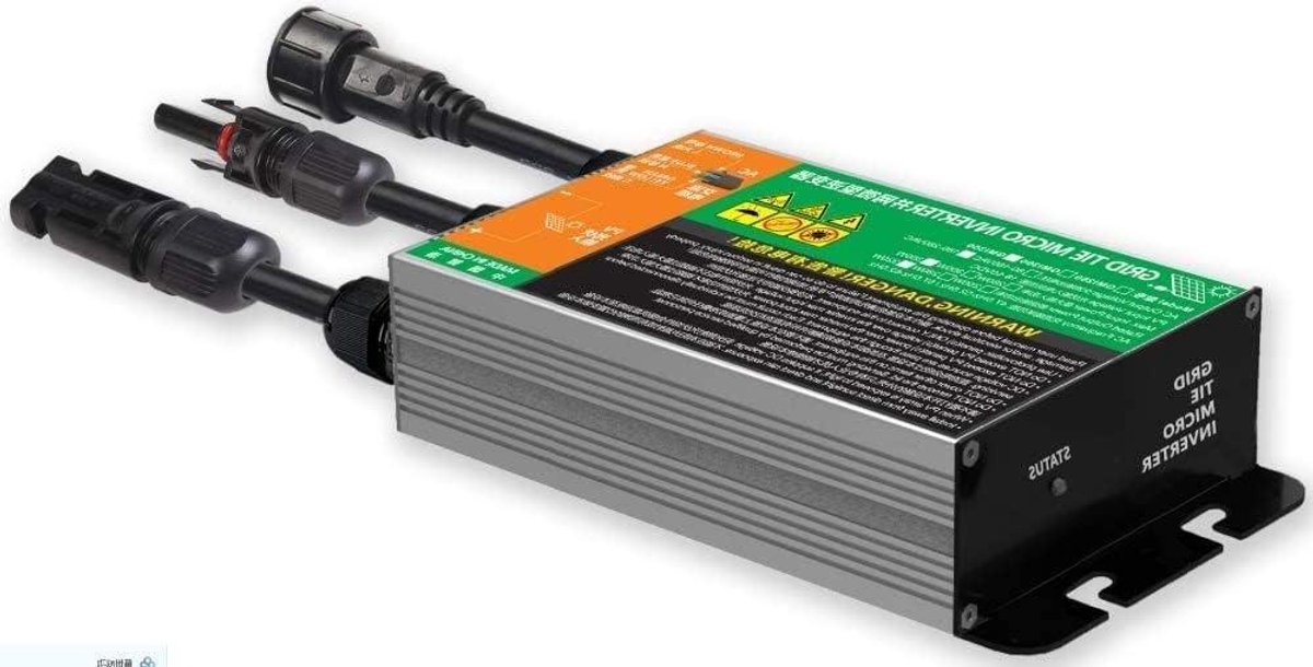 Zonne-energie Omvormer - Micro Omvormer - Energie Opwekken - MPPT Technologie - 300-700W - Zwart