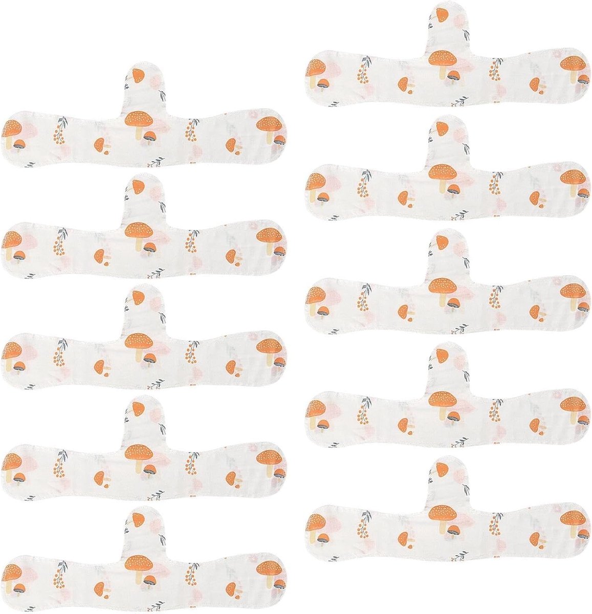 BH Zweetkussentjes - Onderborst Inzetstukken - Zweetabsorberend Werken - Snelle Absorptie - 10 Stuks - Wit