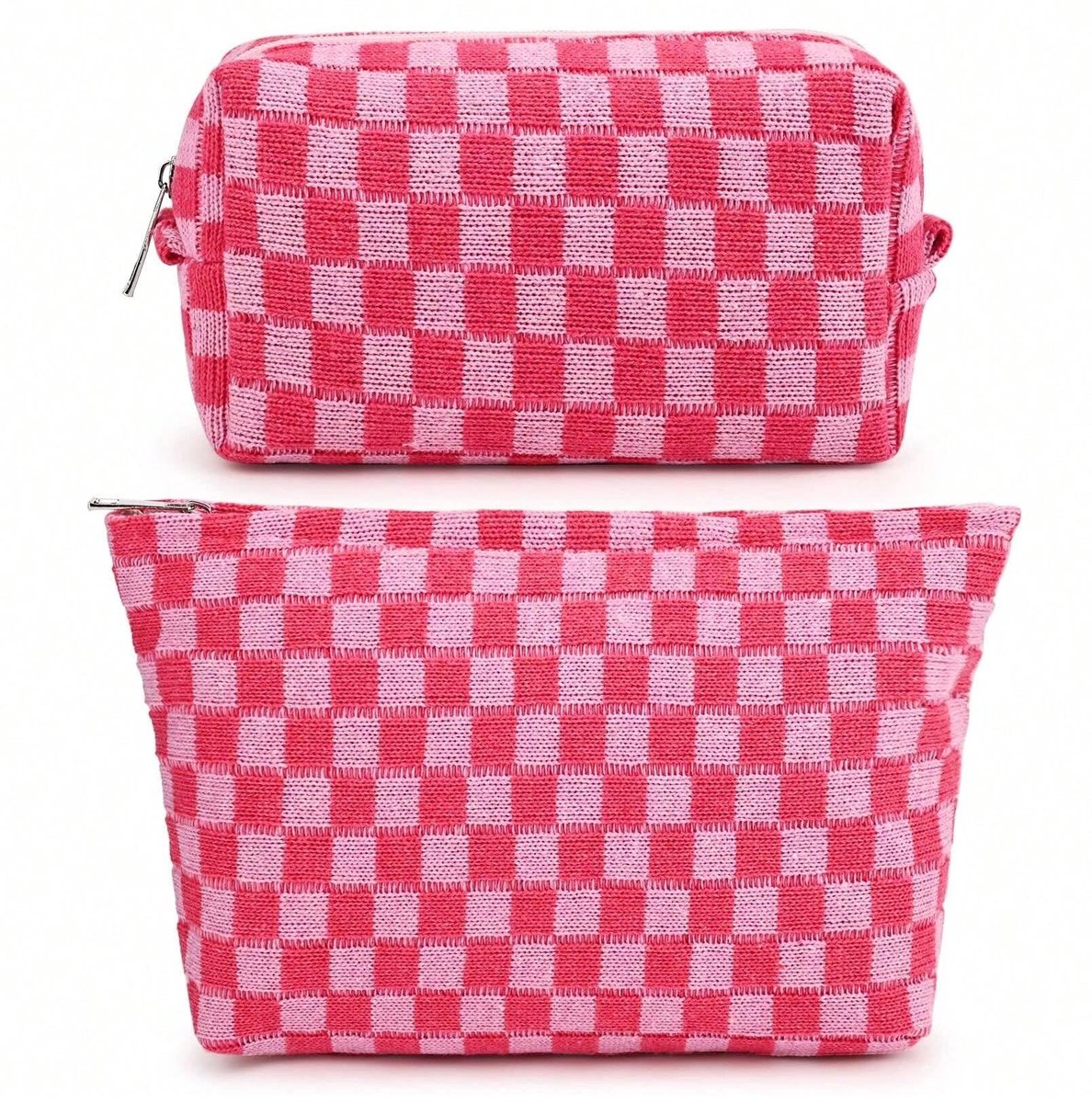 Dailygoods- Make-uptas met grote capaciteit - Make-uptas klein - Make-uptas dames - Cosmetische tas - Toilettas - Duurzaam en gemakkelijk schoon te maken - Cosmetica Tas