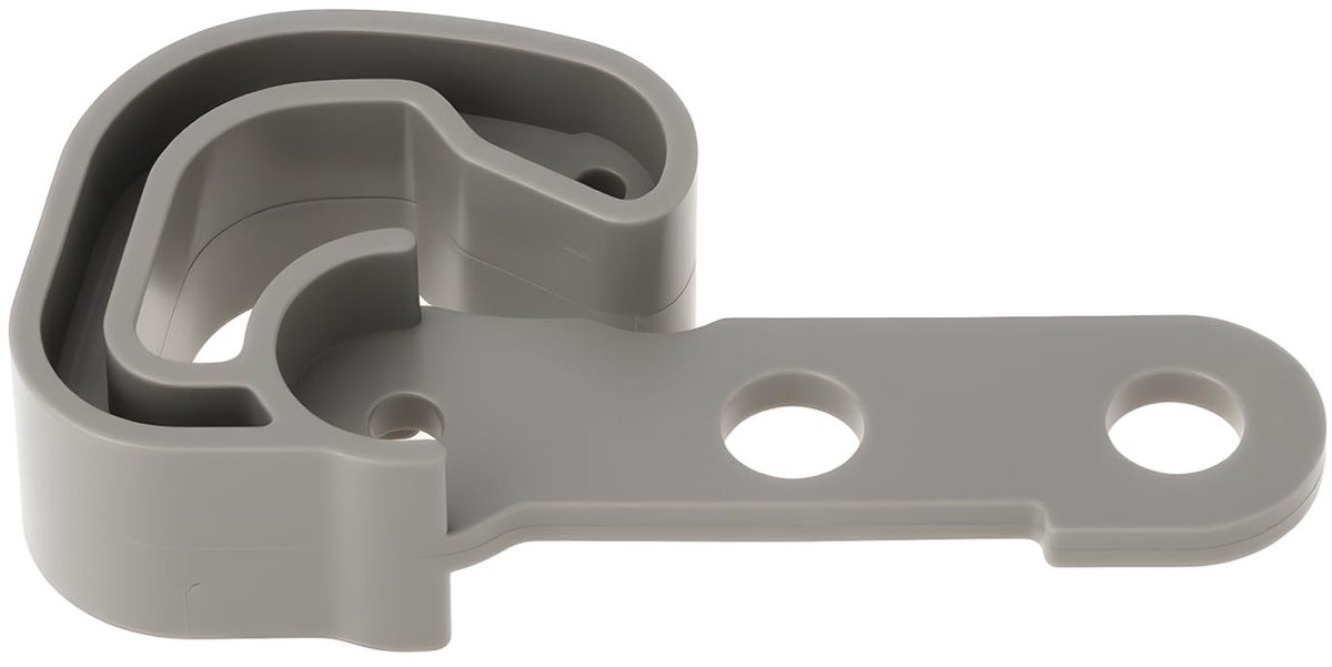 Dailygoods- Deurstopper Vervanging 70mm - Koelkast Deurstopper - Haak - Gesp - Duurzaam Plastic - Voorkomt Dichtslaan - Koelkastdeurstopper