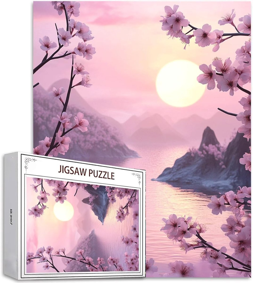 Puzzelmat - Legpuzzel - Ontspanning thuis - 1000 stukjes - 70x50 cm - Bloemenprint