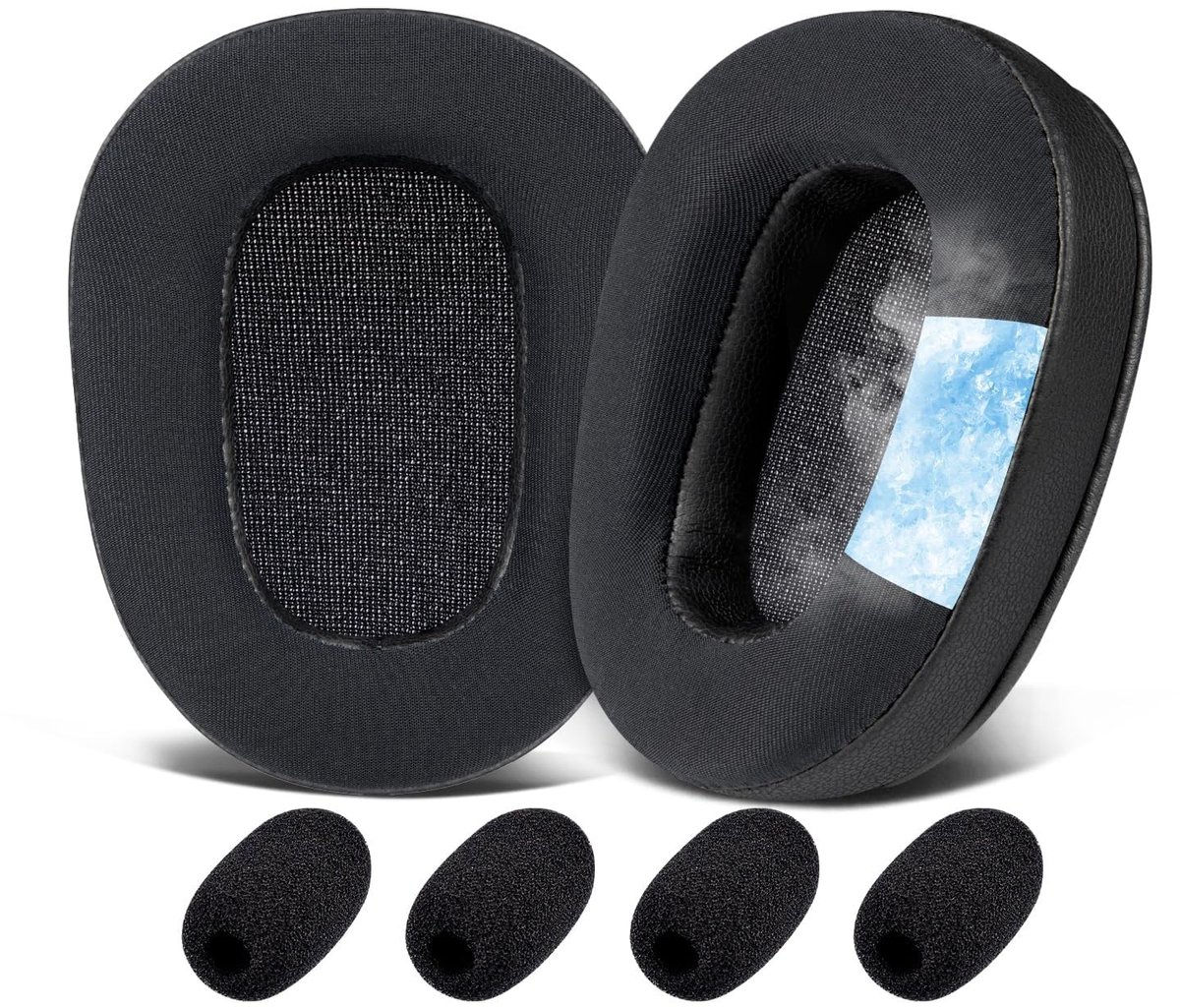 Dailygoods - SOULWIT Cooling-Gel Oorkussens vervanging voor BlueParrott B450/S450 (450XT 450 XT) Ruisonderdrukkende Bluetooth-headset, Oorkussens met Geluidsisolatie Foam