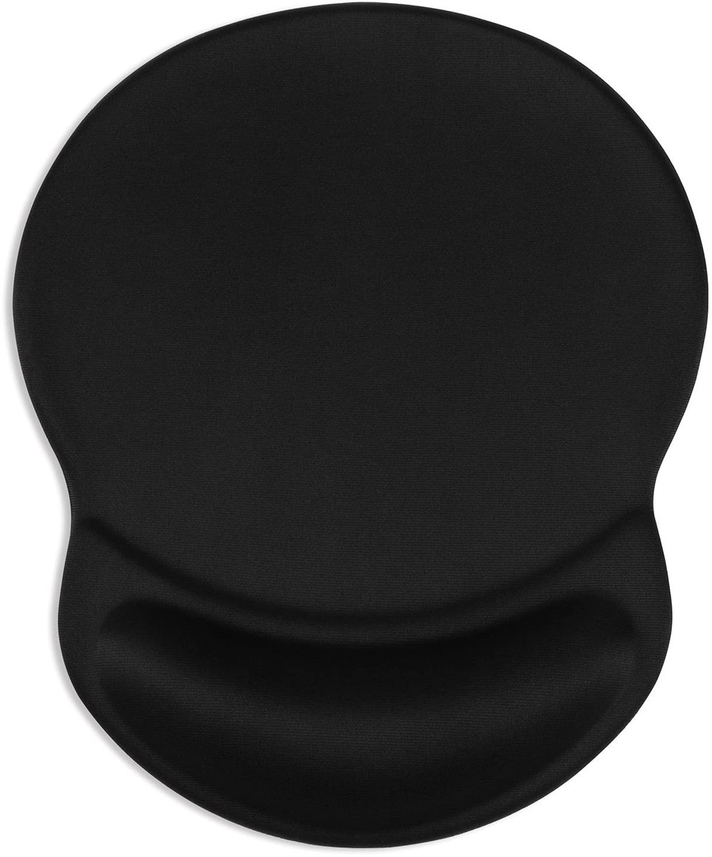 Dailygoods- Muismat Ergonomisch met Gel Polssteun - Muismat Gaming - Antislip Basis - Comfortabele Kantoorbenodigdheden - 22 x 18,2 cm - Verlicht Polspijn