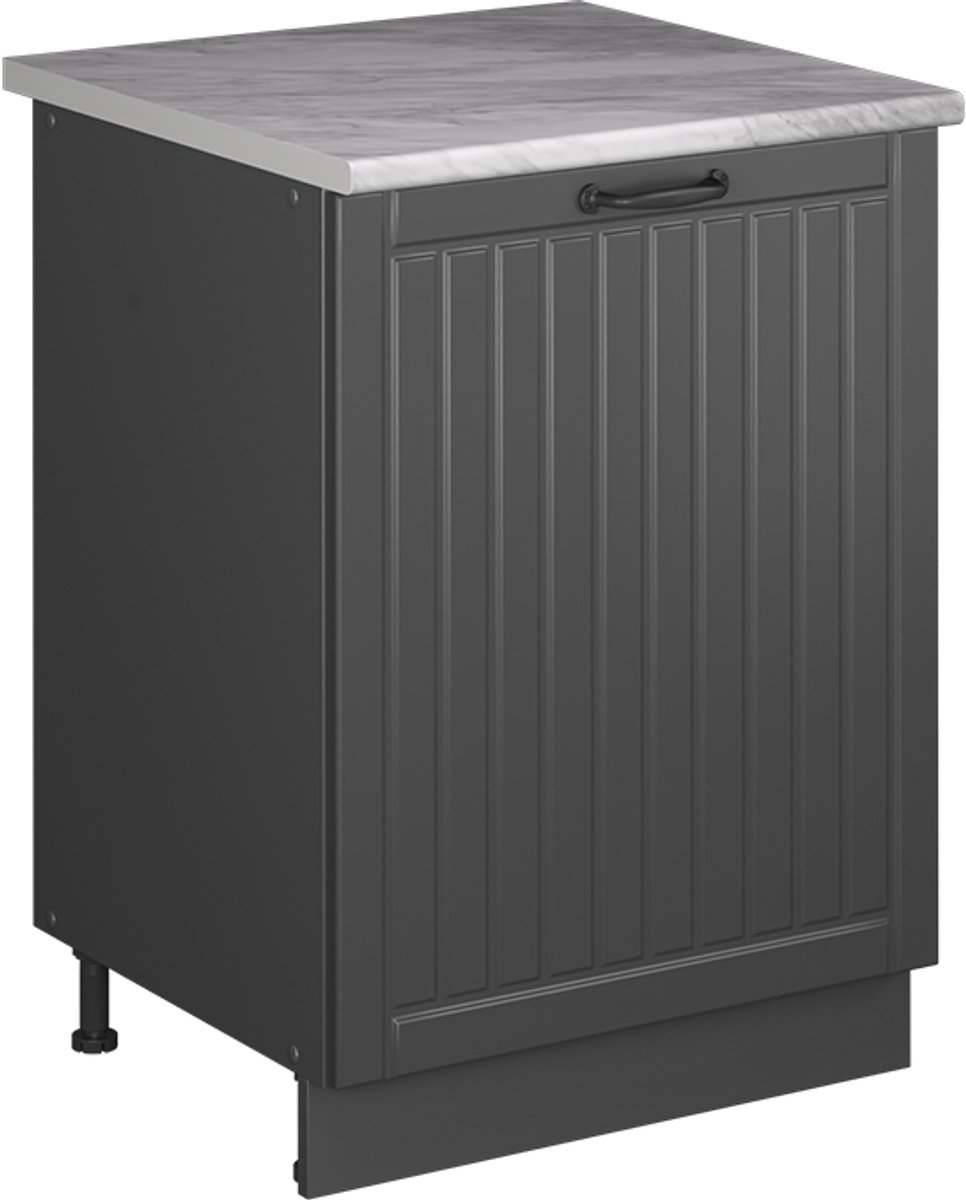 Vicco Wastafelkast Fame-Line, Donkergrijs/Antraciet, 60 cm