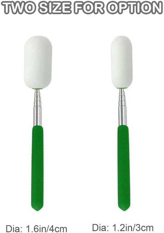 Telescopische Spons - Aardewerk Tool - Klei Bewerken - Verstelbare Lengte - 26-103 cm - Groen — afbeelding 5