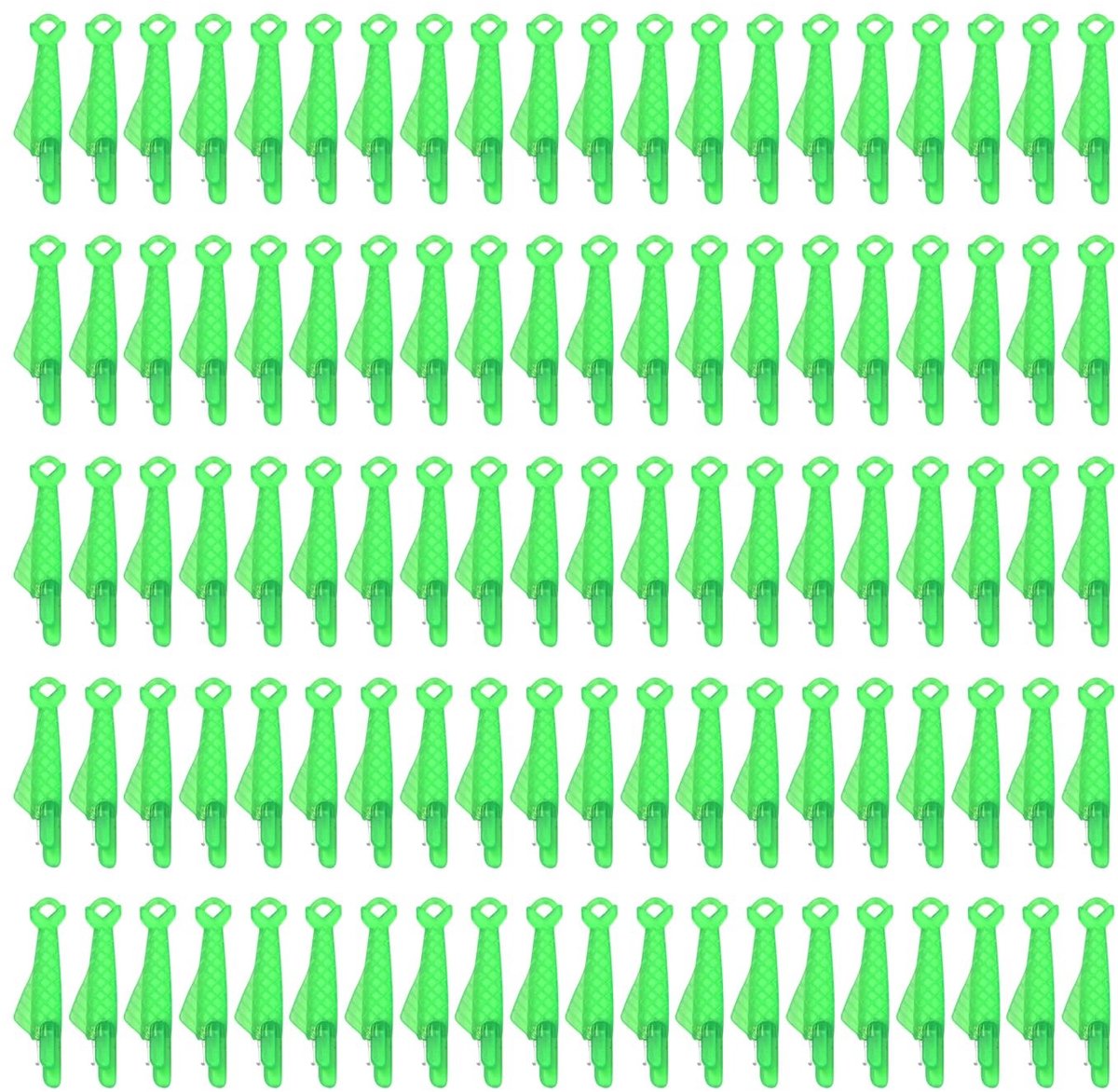 Solidchoice- Draadsnijders 100 Stuks - Creatieve Styling Threaders - Kunststof Naaigerief - Duurzaam ABS - 3 cm Lang - Groene Kleur - Naaigerei