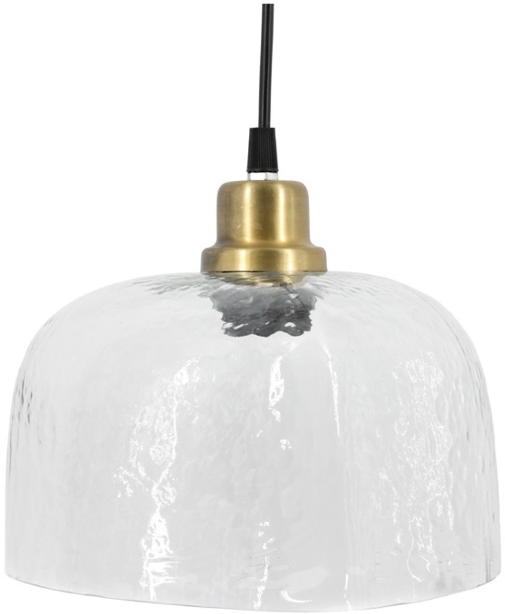 Glazen hanglamp organic