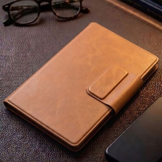 NorthLife ReMarkable Paper Pro Move Slim magnetisch cover leren hoes - Cognac — afbeelding 2