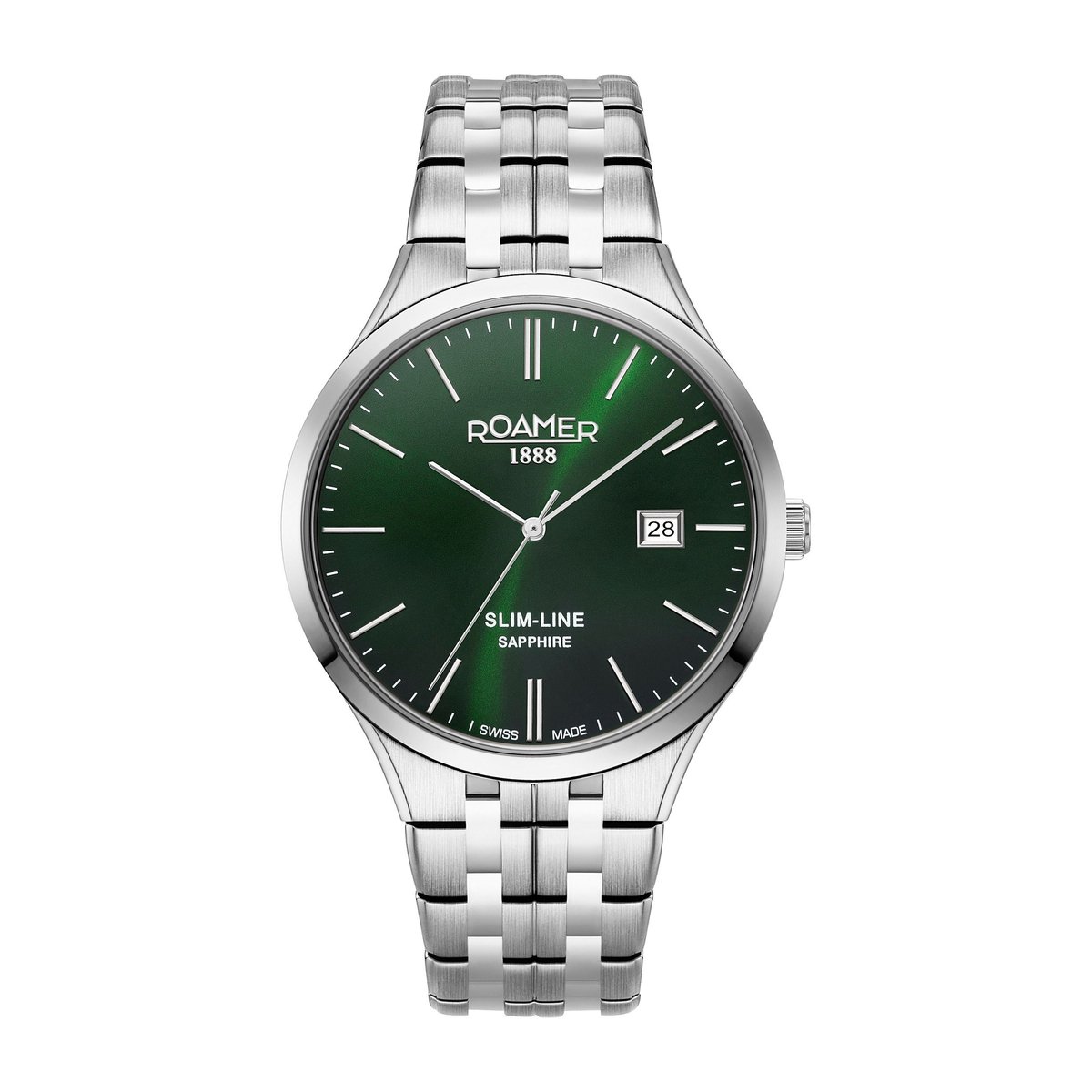 Roamer 512833 41 75 20 - Horloge - Roestvrij staal - Zilver - 40 mm